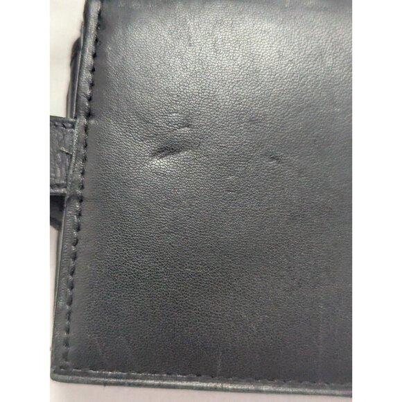 Men’s‎ Wallet Genuine leather Trifold wallet 3 bill pockets 16 cards Button - Picture 4 of 8